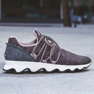 Sorel Kinetic  Lace Gradient Sneaker Runner Purple Sage Sz 7